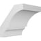 Ekena Millwork 5 1/2-in. W x 6-in. D x 6-in. H Balboa Architectural Grade PVC Knee Brace BRCP055X06X06BOA - alternate 1